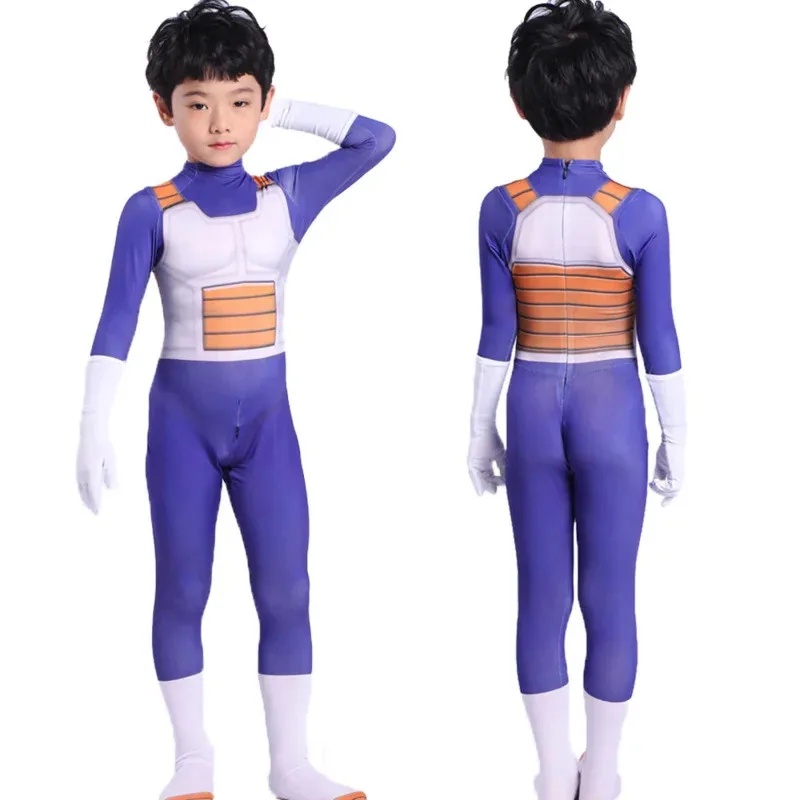 Cosplay Anime Black Hair - Costume da Adulto Son Goku, Tuta