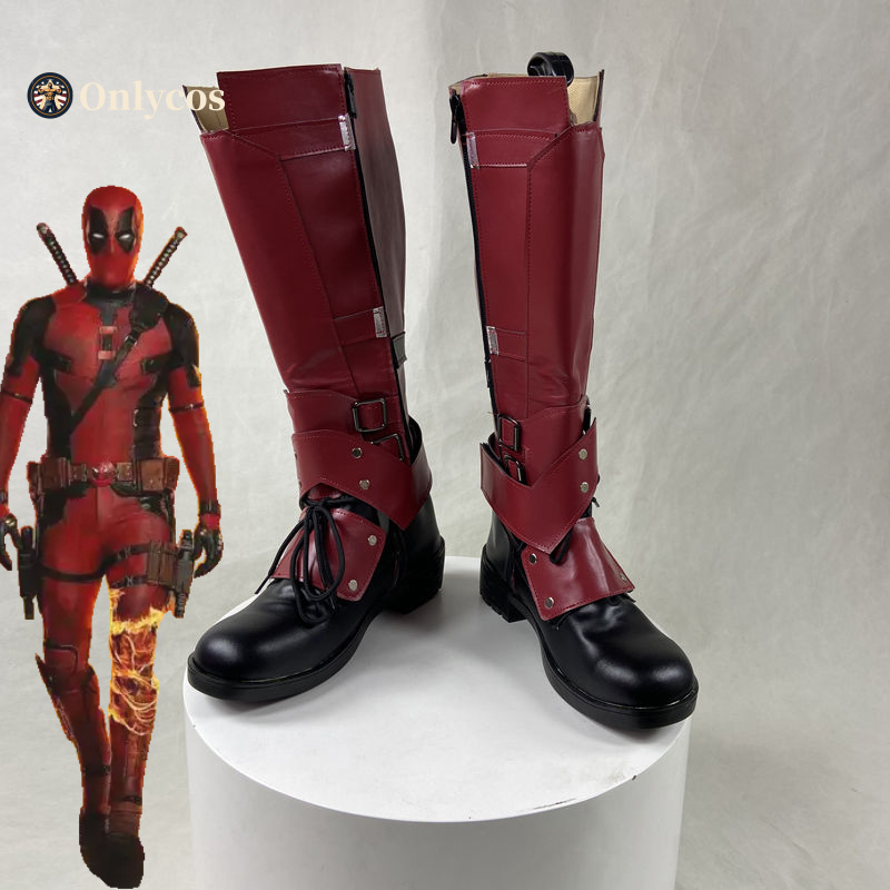 Cosplay Anime Shoes - Deadpooling 3 Stivali Cosplay Gioco di