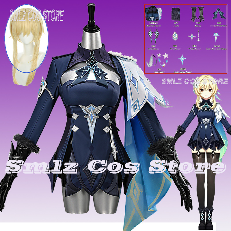 Anime Cosplay 2026 - 2026 Costume Cosplay Lumine Viaggiatrice di