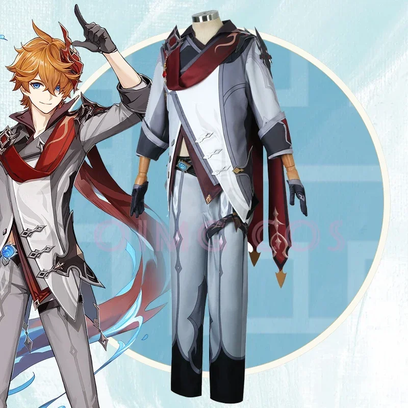 Anime Cosplay Buy - Genshin Impact Tartaglia Costume Cosplay Uniforme