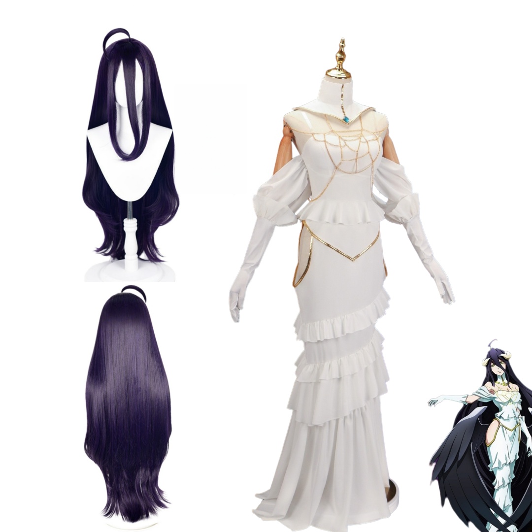 Anime Cosplay Albedo - Set di Parrucche per Costume Cosplay
