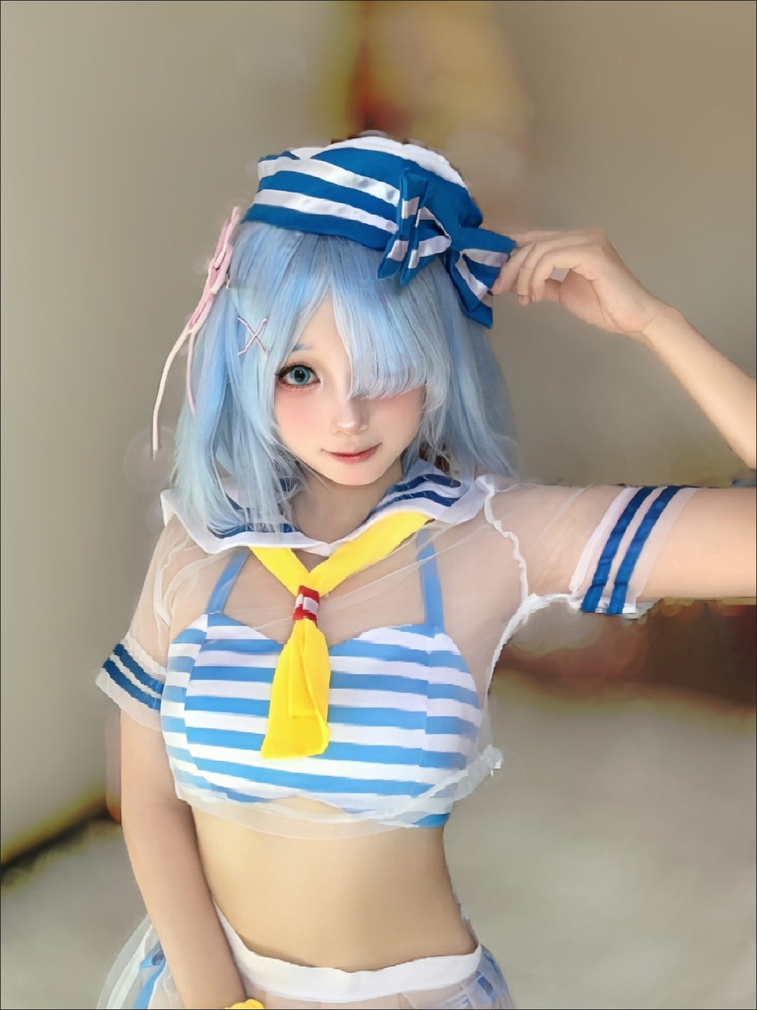 Anime Cosplay Re Zero - Costume Cosplay Re:Zero Rem - Set