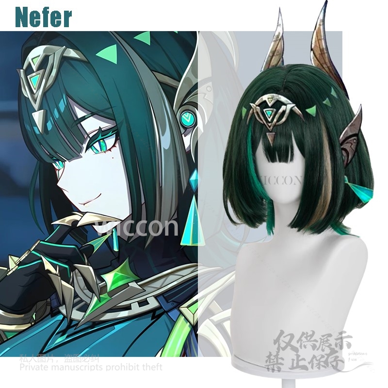 Anime Cosplay Realistic - Gioco Anime Genshin Impact Nuovo Nefer