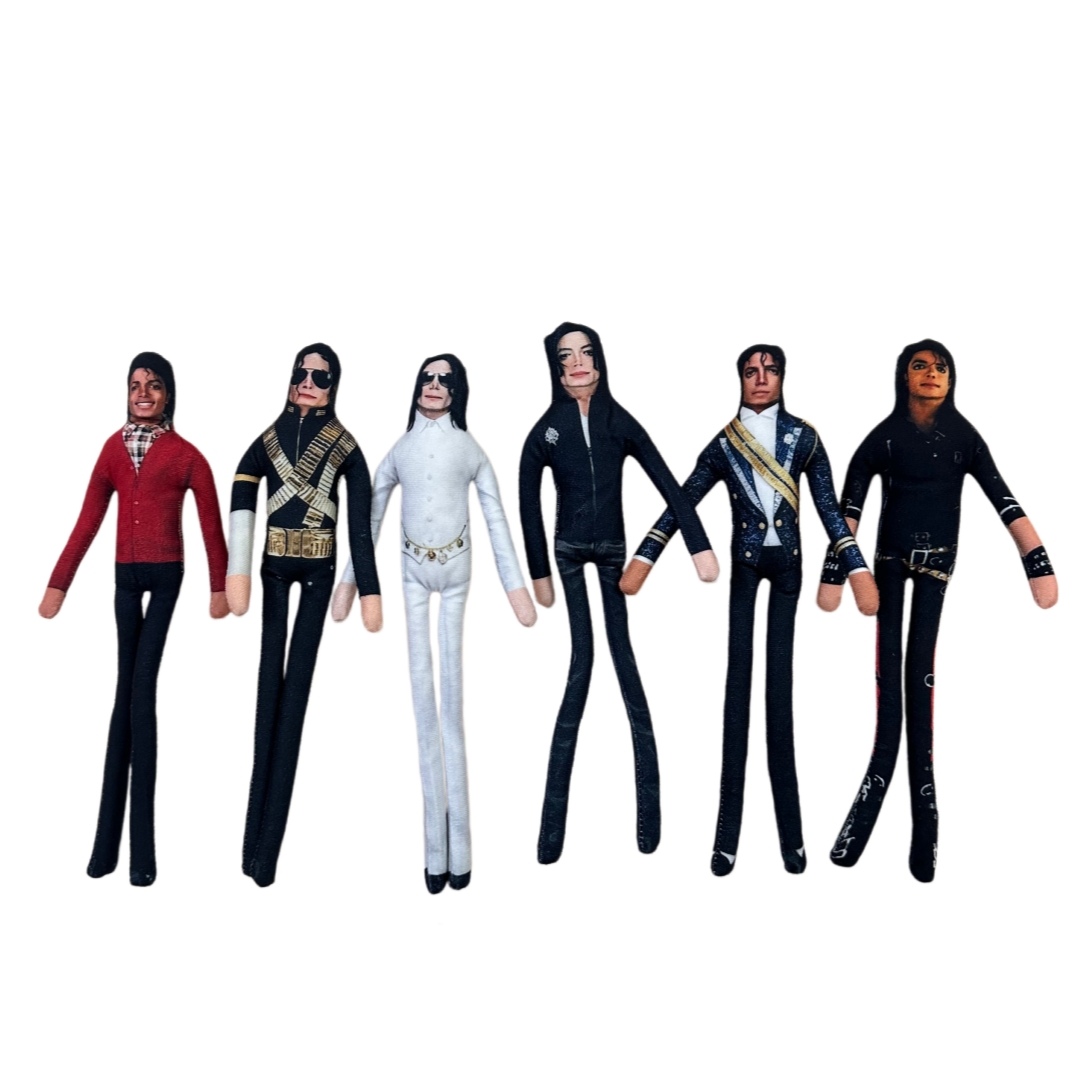 Anime Cosplay Buy - 1-6 Pezzi Bambola Peluche Michael Jackson
