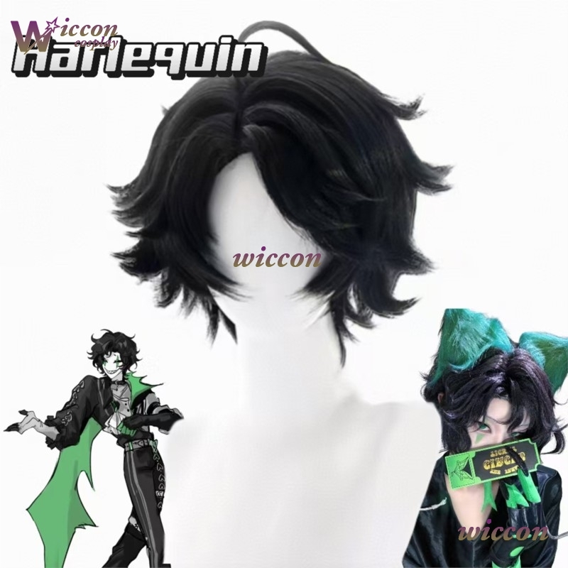 Cosplay Anime Black Hair - Parrucca Completa per Cosplay di Mag