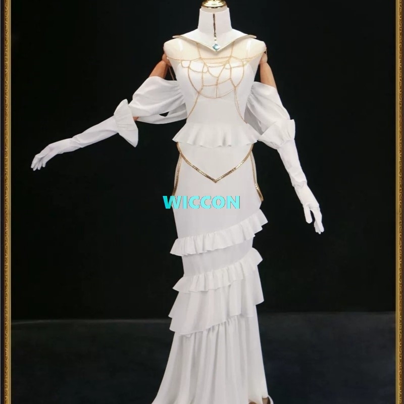 Anime Cosplay Albedo - DISPONIBILE Costume Albedo con Parrucca, Abito