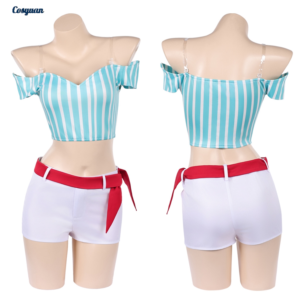 Anime Cosplay Outfits Female - Costume da Pirata Anime Nami, Top