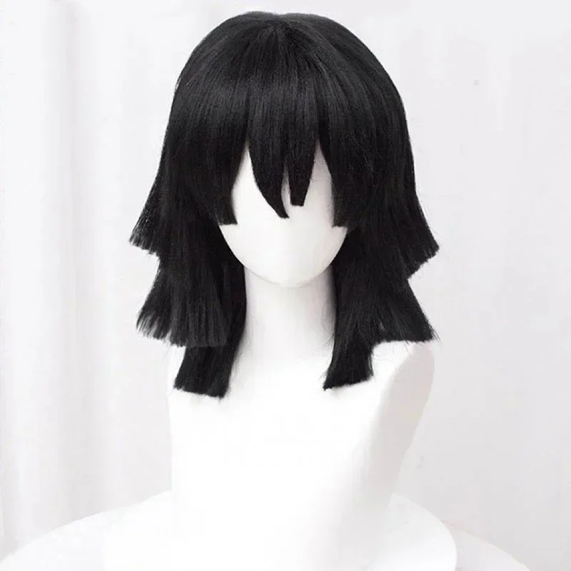 Parrucca Cosplay Iguro Obanai  - Cosplay Anime Black Hair recensione e prezzo