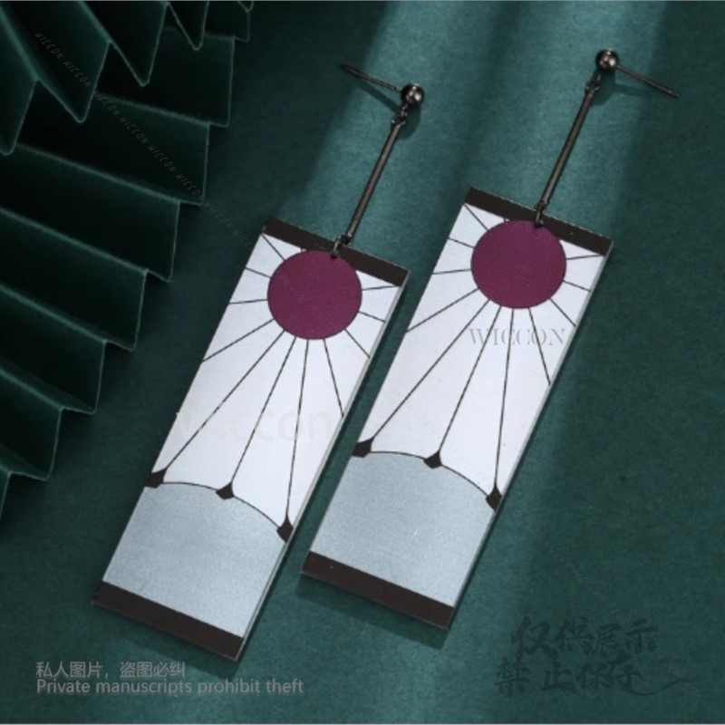 Orecchini in acrilico Clip per - Anime Cosplay Demon Slayer recensione e prezzo