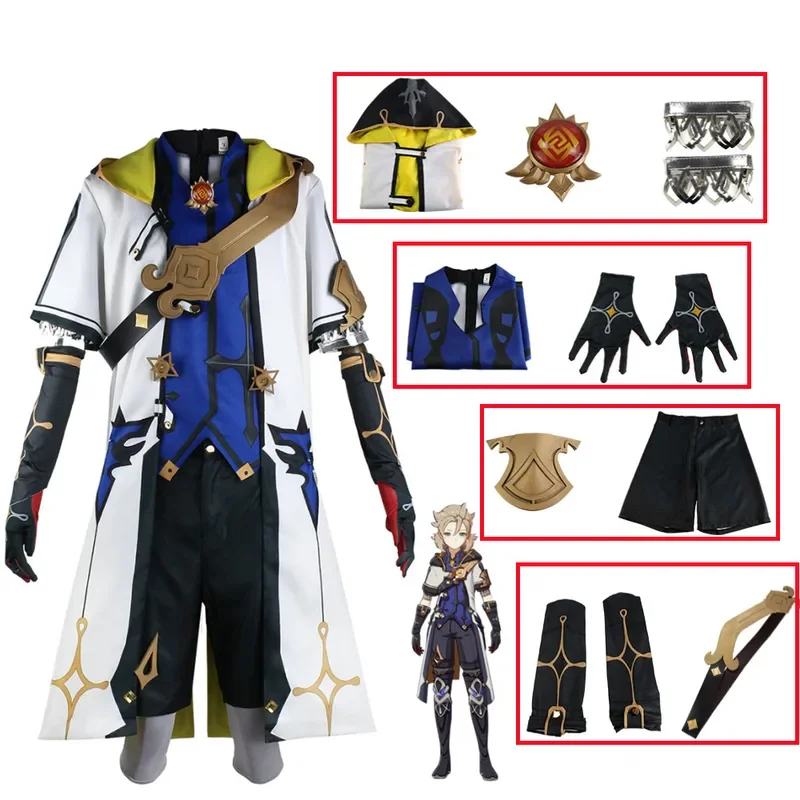 Costume Genshin Impact 2026 Al - Anime Cosplay Albedo recensione e prezzo