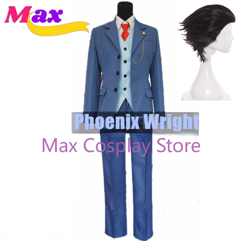 Max Phoenix Wright Costumi Cos - Anime Cosplay Nz recensione e prezzo