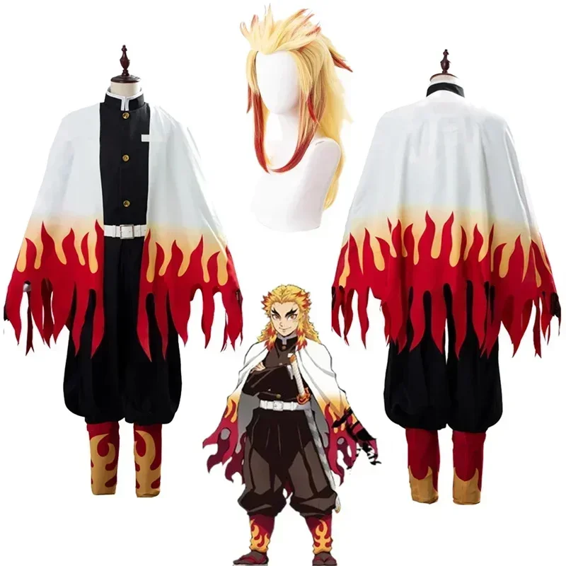 Rengoku Kyoujurou Parrucche Fa - Anime Cosplay Demon Slayer recensione e prezzo