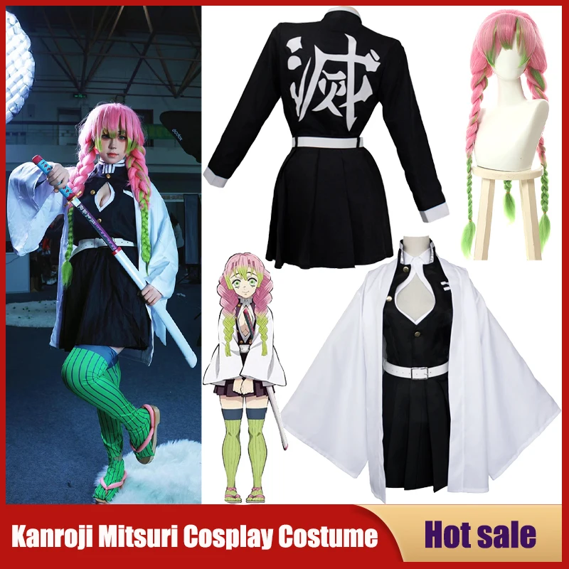 Anime Kanroji Mitsuri Costume  - Anime Cosplay Demon Slayer recensione e prezzo