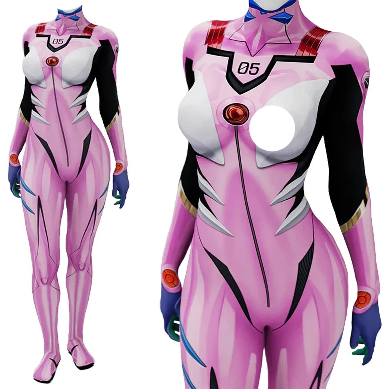 Anime EVA 05 Makinami Costume  - Anime Cosplay Bodysuit recensione e prezzo
