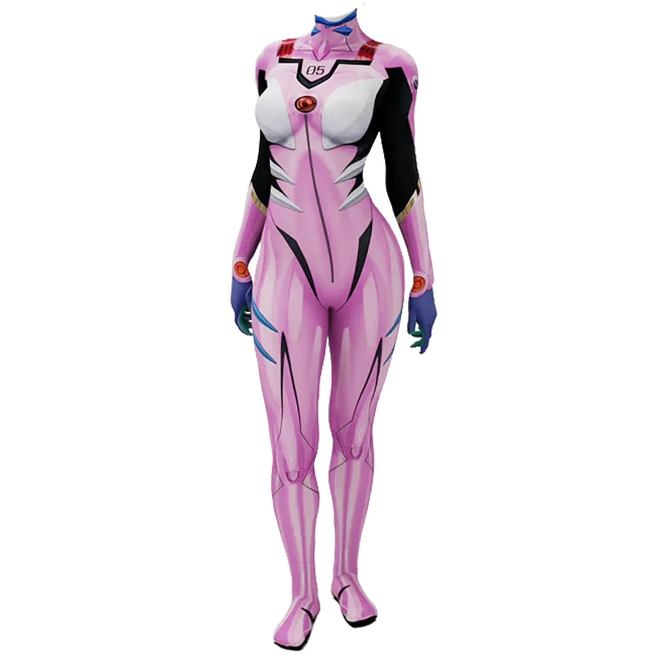 Anime EVA 05 Makinami Costume  - Anime Cosplay Bodysuit recensione e prezzo