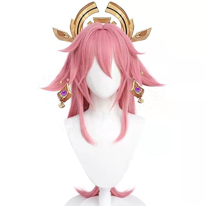 Parrucca Cosplay Yae Miko di G - Anime Cosplay Realistic recensione e prezzo
