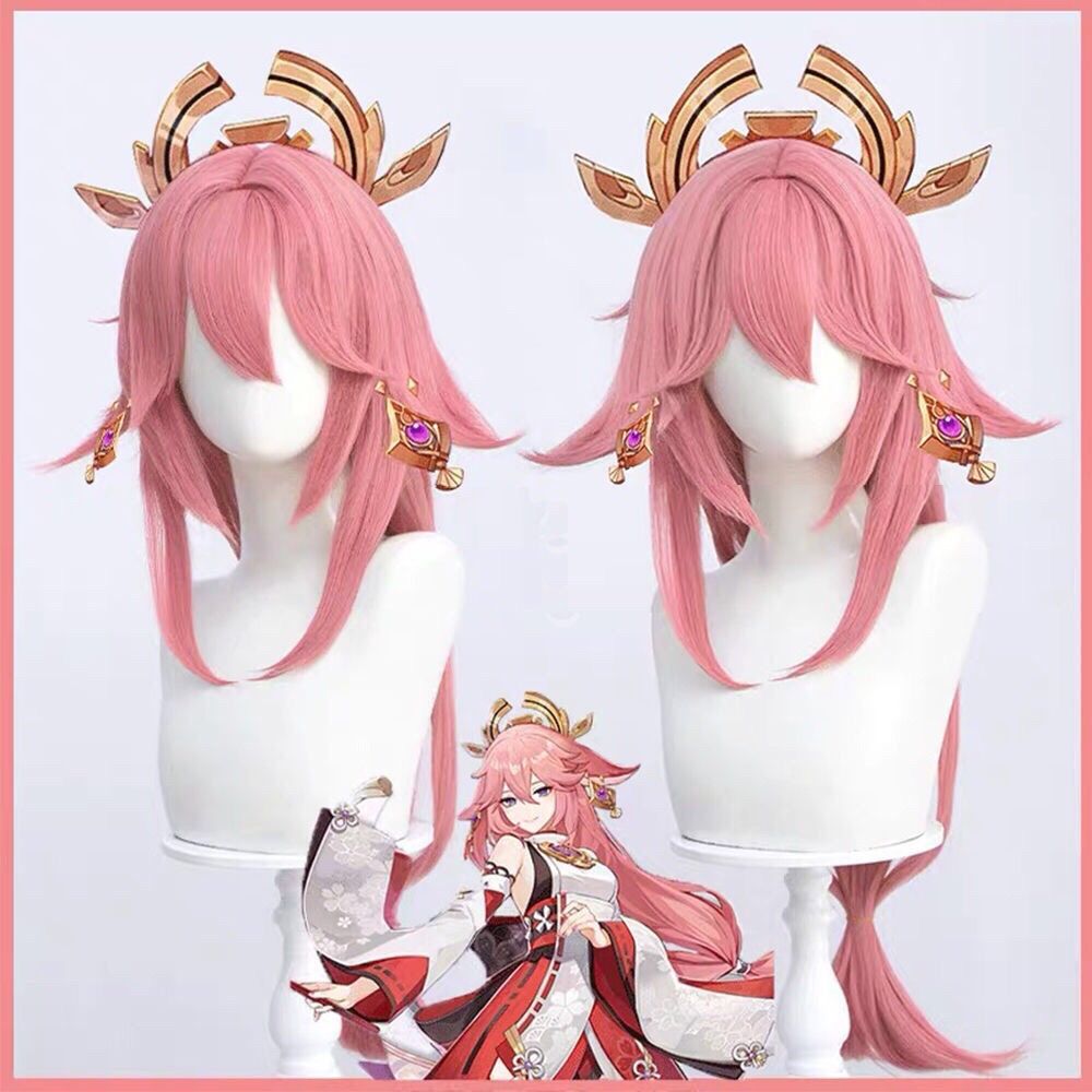Parrucca Cosplay Yae Miko di G - Anime Cosplay Realistic recensione e prezzo