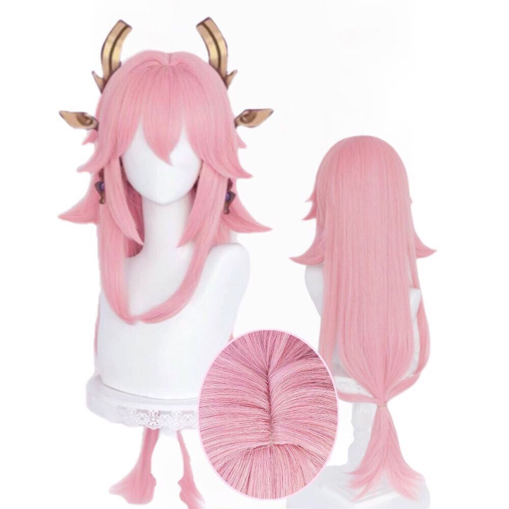 Parrucca Cosplay Yae Miko di G - Anime Cosplay Realistic recensione e prezzo