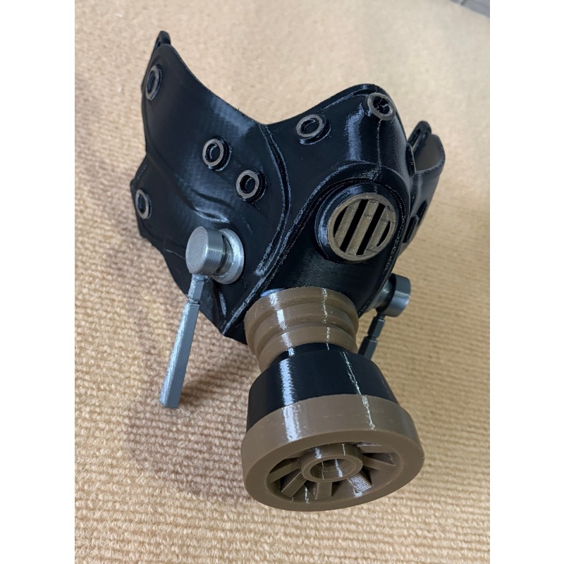 Maschera Antigas Nera Stampata - Anime Cosplay Mask recensione e prezzo
