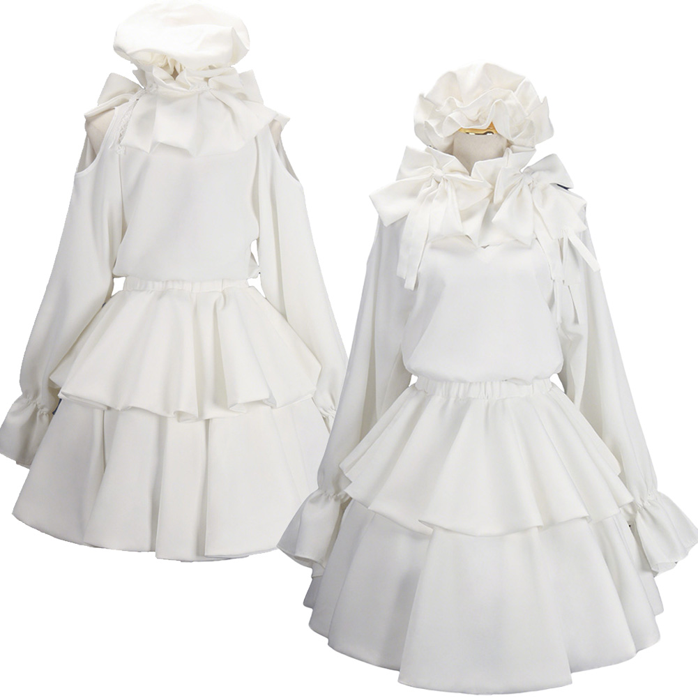 Costume da Donna Bianco per Co - Anime Cosplay Outfits Female recensione e prezzo