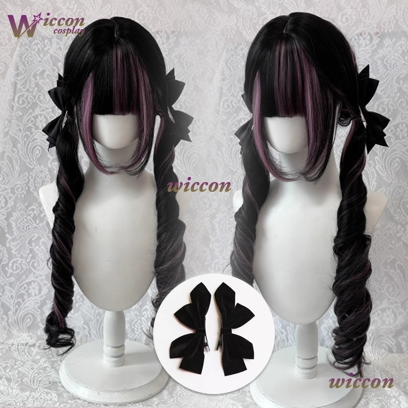 Comico ‌ Parrucca Nera con Fra - Cosplay Anime Black Hair recensione e prezzo